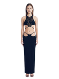 Sequined Halter Top & Flared Pants Set