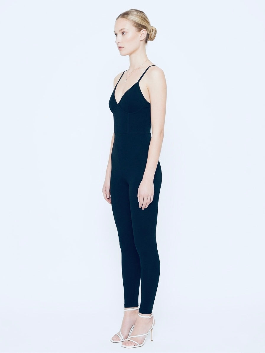 Silhouette Cami V-Neck Full-Length Active Unitard