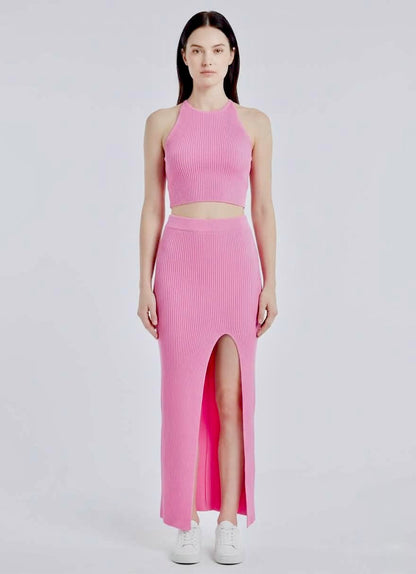 Strappy Cut-Out Halter Maxi Set
