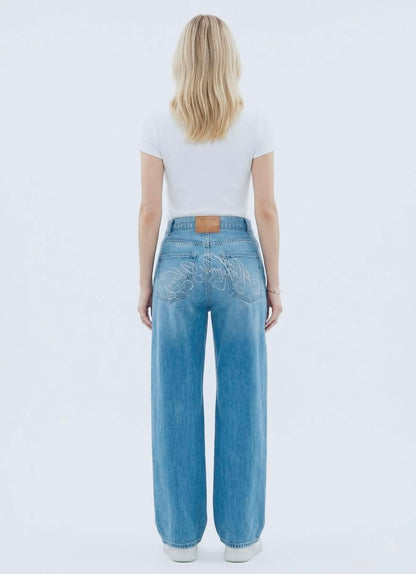 High-Waisted Wide-Leg Lounge Pants